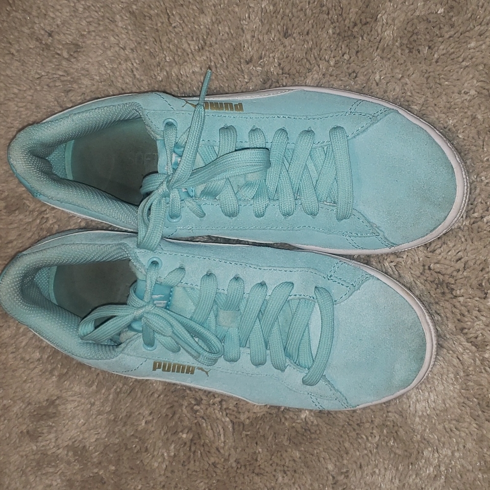 Women's Puma Aqua Suede Tennis Shoes
